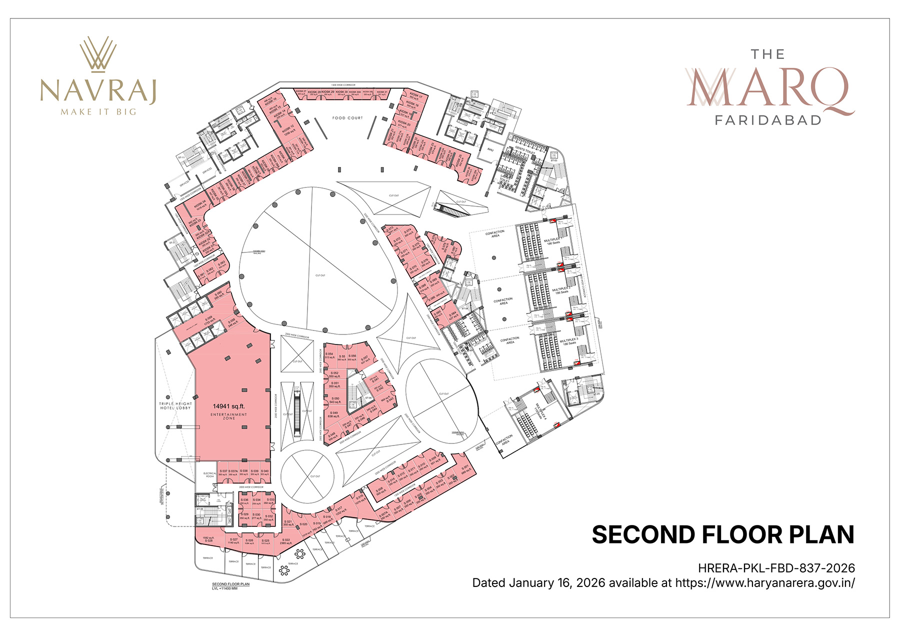 Second floor plan